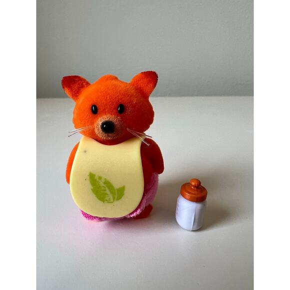 Calico Critters Penguin Babies Ride 'n Play Car and Woozdzeez Fox Prim Series 1 - Picture 7 of 10